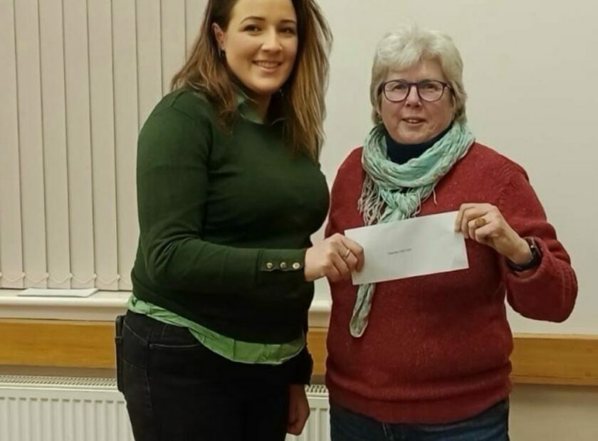 Helen Walker and Cathy Ryan (Blyth Valley Rotary and Sole Bay Care Fund) 190124