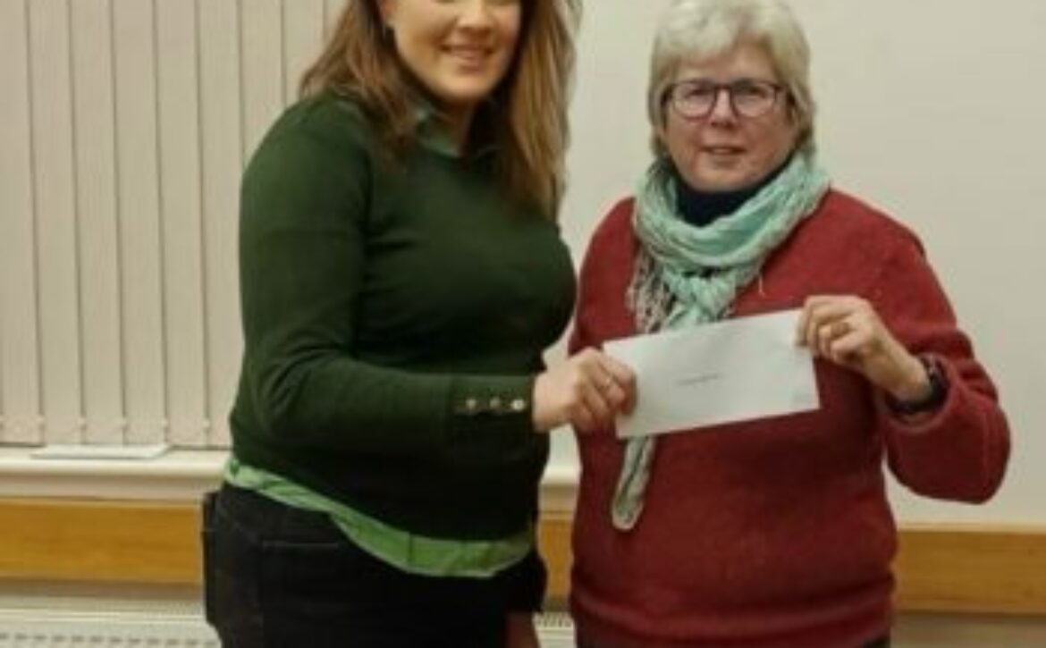 Helen Walker and Cathy Ryan (Blyth Valley Rotary and Sole Bay Care Fund) 190124