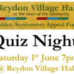 Reydon Village Hall Golden Anniversary Appeal Fund Quiz Night!